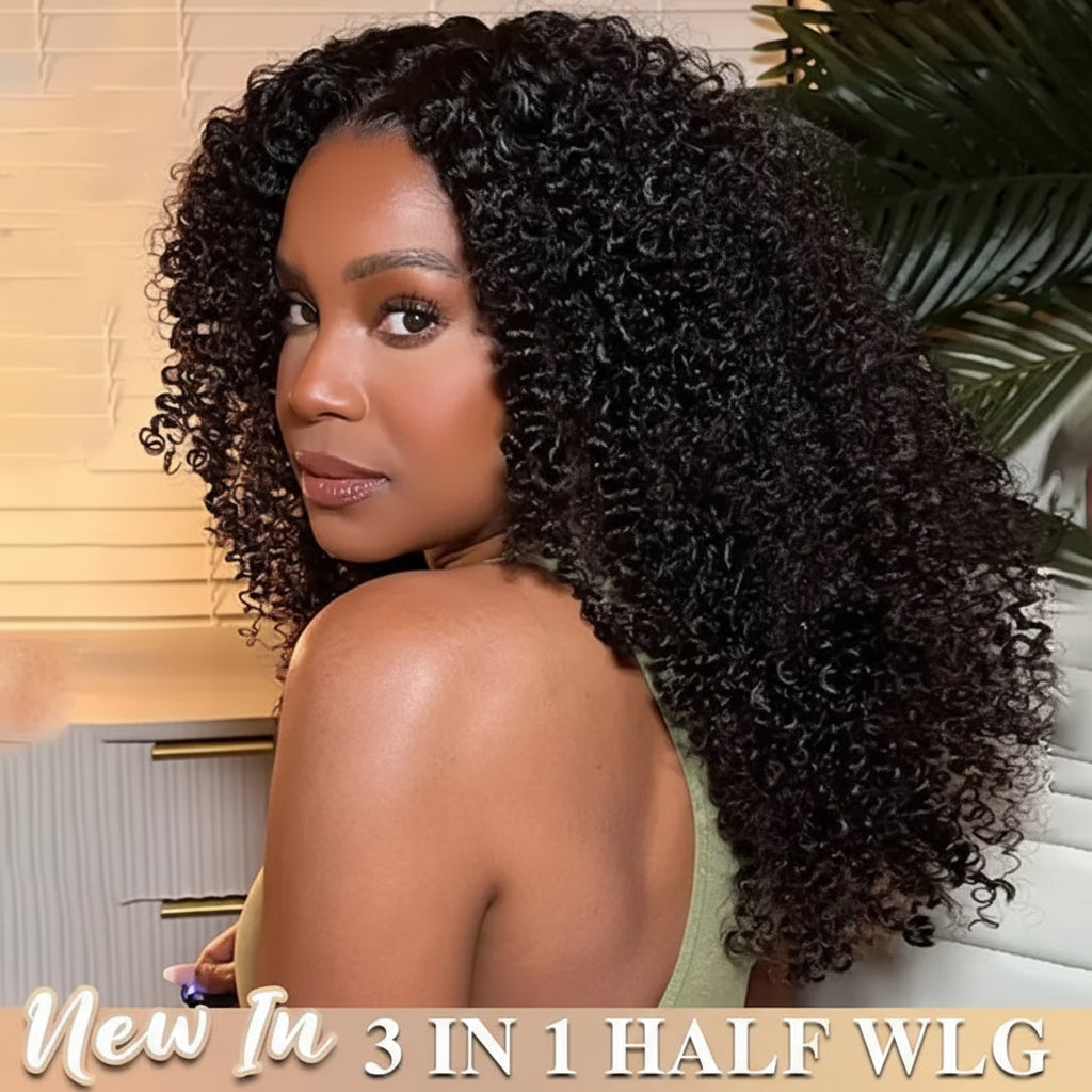 AureliX™ Burmese Curly Half Wig