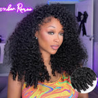 AureliX™ Burmese Curly Half Wig