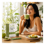 Southeast Asia Weight Loss Green Tea + Apple cider vinegar Latte